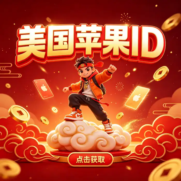 美国 Apple ID 与 App Store 使用教程的蓝白色数字产品主题横幅